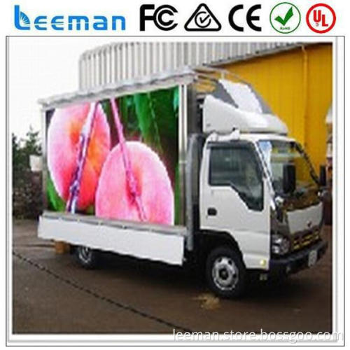 mobile truck led billboard manufacturer Leeman 2015 mobile trailer advertising led display